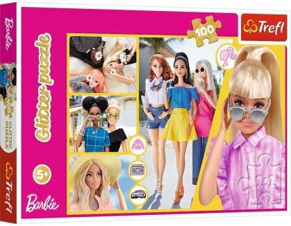Puzzle 100 Glitter - Barbie