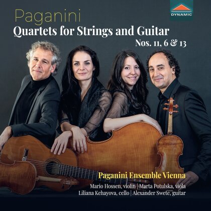 Paganini Ensemble Vienna & Niccolò Paganini (1782-1840) - Quartets For Strings and Guitar Nos. 11, 6 & 13