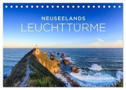 Neuseelands Leuchttürme (Tischkalender 2024 DIN A5 quer) - CALVENDO Monatskalender