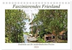 Faszinierendes Friesland (Tischkalender 2024 DIN A5 quer) - CALVENDO Monatskalender