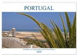 Portugal - Die Küste vom Cabo da Roca zur Ria Formosa (Wandkalender 2024 DIN A2 quer), CALVENDO Monatskalender