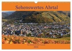 Sehenswertes Ahrtal - Von Altenahr bis Bad Neuenahr (Wandkalender 2024 DIN A3 quer), CALVENDO Monatskalender