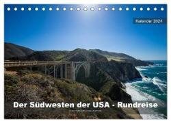 Der Südwesten der USA - Rundreise (Tischkalender 2024 DIN A5 quer), CALVENDO Monatskalender