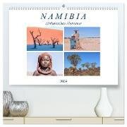 Namibia, afrikanisches Abenteuer (hochwertiger Premium Wandkalender 2024 DIN A2 quer) - Kunstdruck in Hochglanz