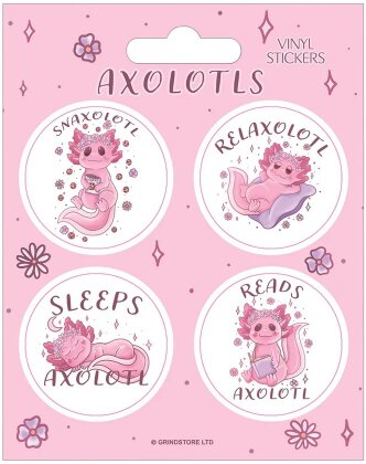 Axolotls Sticker Set