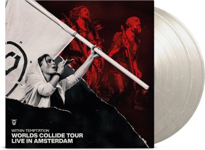 Within Tempation - Worlds Collide Tour - Live In Amsterdam (Gatefold, Édition Limitée, White Marbled Vinyl, 2 LP)