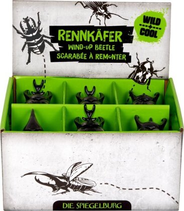 Renn-Käfer - Wild + Cool - Spiegelburg-Nr. 22065 / Thekenaufsteller = 12 Exemplare