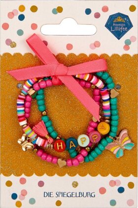 Armband-Set - Prinzessin Lillifee Schmetterling - Spiegelburg-Nr. 22216 / Thekenaufsteller = 8 Exemplare