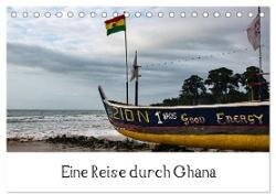 Eine Reise durch Ghana (Tischkalender 2025 DIN A5 quer) - CALVENDO Monatskalender