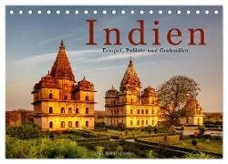 Indien - Tempel, Paläste und Grabmäler (Tischkalender 2025 DIN A5 quer), CALVENDO Monatskalender