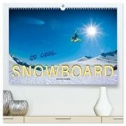 Snowboard - so cool (hochwertiger Premium Wandkalender 2025 DIN A2 quer), Kunstdruck in Hochglanz