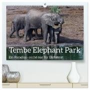 Tembe Elephant Park. Ein Paradies - nicht nur für Elefanten (hochwertiger Premium Wandkalender 2025 DIN A2 quer), Kunstdruck in Hochglanz