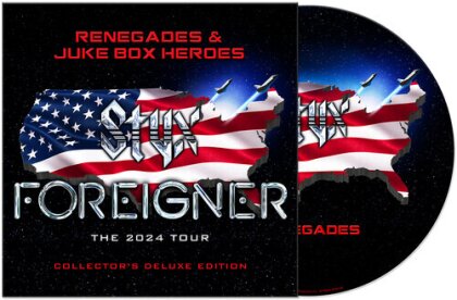 Styx & Foreigner - Renegades & Juke Box Heroes (Deluxe Edition, Picture Disc, LP)