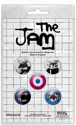 The Jam Button Badge Pack - All Mod Cons