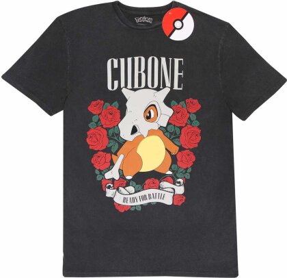 T-shirt - Cubone Acid Wash - Pokemon - M - Grösse M