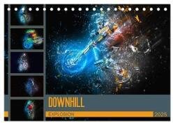 Downhill Explosion (Tischkalender 2025 DIN A5 quer) - CALVENDO Monatskalender