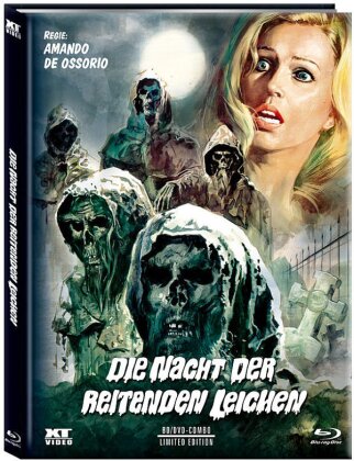Die Nacht der reitenden Leichen (1972) (Cover C, Limited Edition, Mediabook, Blu-ray + DVD)