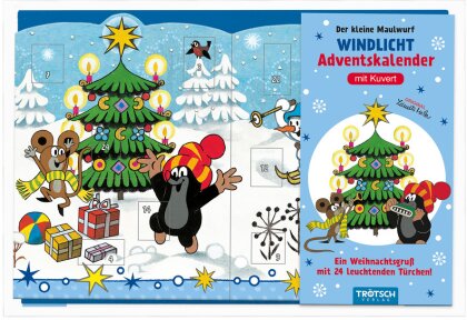 Trötsch Der kleine Maulwurf Windlicht Adventskalender