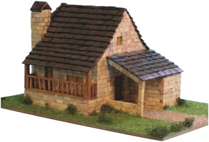 3D ceramic model kit - mountain hut/rifugio (26 x 13 x 22 cm)