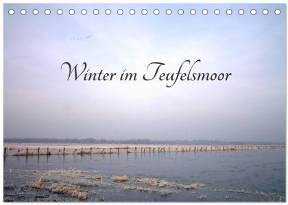 Winter im Teufelsmoor (Tischkalender 2025 DIN A5 quer) - CALVENDO Monatskalender