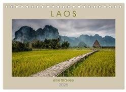 Laos - eine Bildreise (Tischkalender 2025 DIN A5 quer), CALVENDO Monatskalender