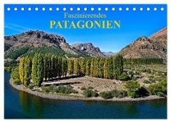Faszinierendes Patagonien (Tischkalender 2025 DIN A5 quer) - CALVENDO Monatskalender