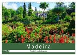 Madeira - Gärten und Quintas (Wandkalender 2025 DIN A3 quer), CALVENDO Monatskalender