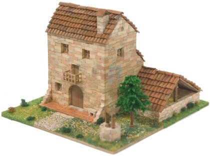 3D Keramik-Modellbausatz - Mediterranes Landhaus 1 (26 x 13.5 x 22 cm)