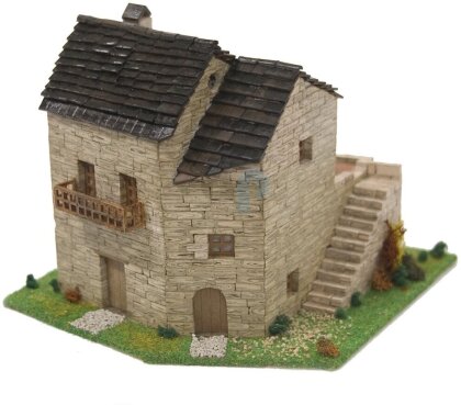 Kit modello 3D in ceramica - Casa di campagna mediterranea 2 (26 x 14 x 22 cm)
