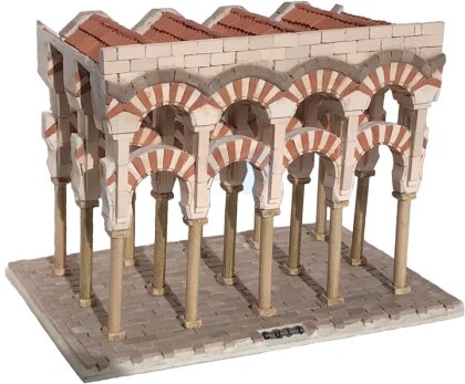 3D ceramic model kit: Cordoba Mezquita columns construction (22 x 16 x 13 cm)