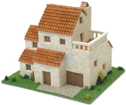 3D Keramik-Modellbausatz - Mediterranes Landhaus 3 (26 x 14 x 22 cm)