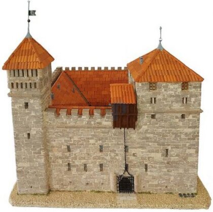 3D Keramik-Modellbausatz: Schloss Kuressaare - Estland (27 x 27 x 27 cm)