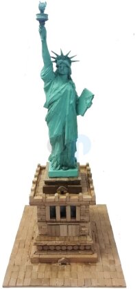 Kit modello 3D in ceramica: Statua della Libertà New York (11,5 x 39 x 11,5 cm)