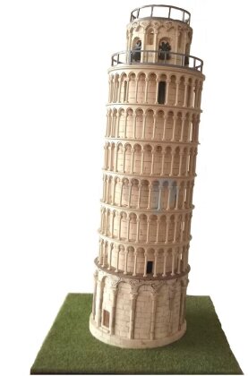 3D Keramik-Modellbausatz: Turm von Pisa (20 x 34 x 20 cm)