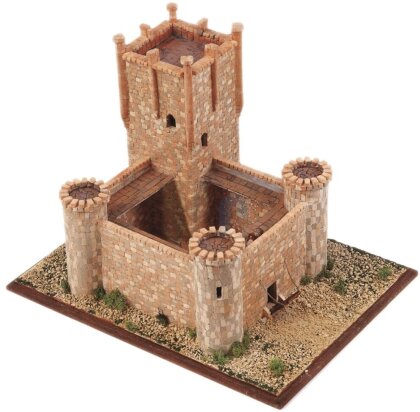 3D Keramik-Modellbausatz: Burg Torrelobatón (33 x 31 x 52 cm)