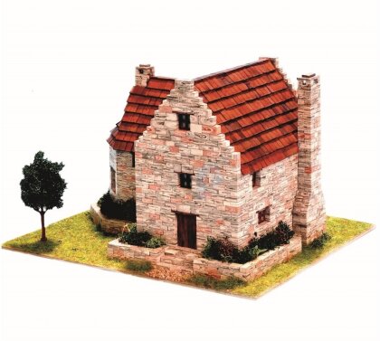 3D Keramik-Modellbausatz - Altes Englisches Haus «Old Cottage 2» (26 x 14 x 22 cm)