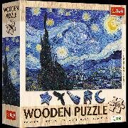 Holz Puzzle 200 - Die Sternennacht / Vincent van Gogh