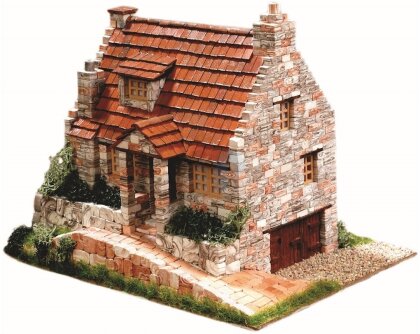 3D Keramik-Modellbausatz - Altes Englisches Haus «Old Cottage 3» (26 x 14 x 22 cm)