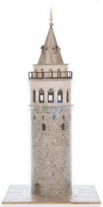 3D Keramik-Modellbausatz: Galataturm - Istanbul (36 x 75 x 28 cm)