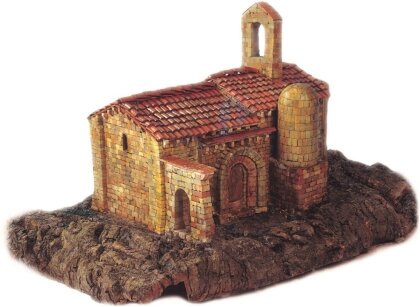 3D Keramik-Modellbausatz: Kirche Santa Cecilia (33 x 23 x 39 cm)