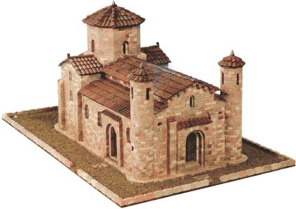 3D Keramik-Modellbausatz: Kirche San Martín de Frómista (33 x 25 x 52 cm)