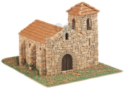 3D Keramik-Modellbausatz: Montortal-Kirche (26 x 14 x 22 cm)
