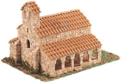 3D ceramic model kit: Romanesque monastery church (26 x 14 x 22 cm)