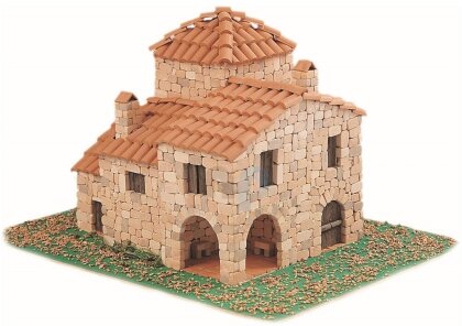 3D Keramik-Modellbausatz: Landhaus aus der Region Serranos (33 x 19 x 26 cm)