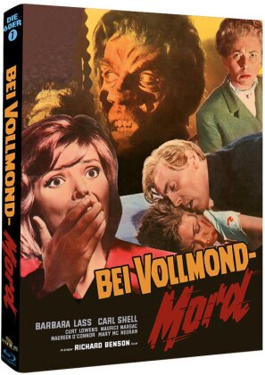 Bei Vollmond- Mord (1961) (Cover B, Phantastische Filmklassiker, Die 60er, n/b, Édition Limitée, Mediabook, Blu-ray + DVD)