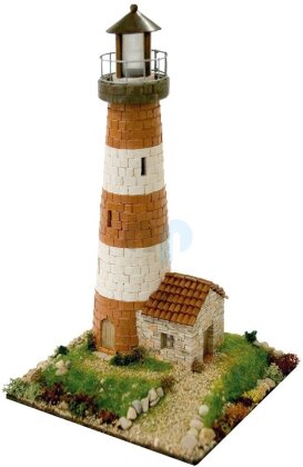 3D Keramik-Modellbausatz - Leuchtturm (20 x 25 x 20 cm)