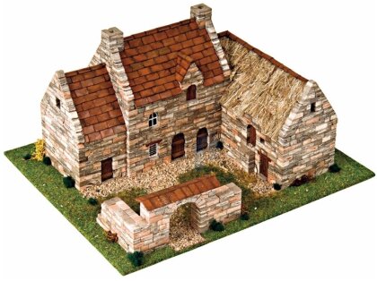 3D Keramik-Modellbausatz - Normandie-Haus (26 x 11 x 22 cm)