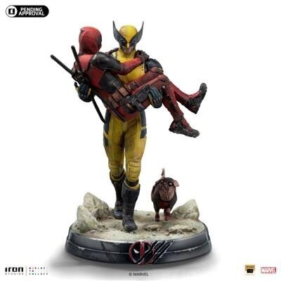 Iron Studios - Deluxe Art Scale 1/10 - Marvel - Deadpool et Wolverine Statue 21.5cm