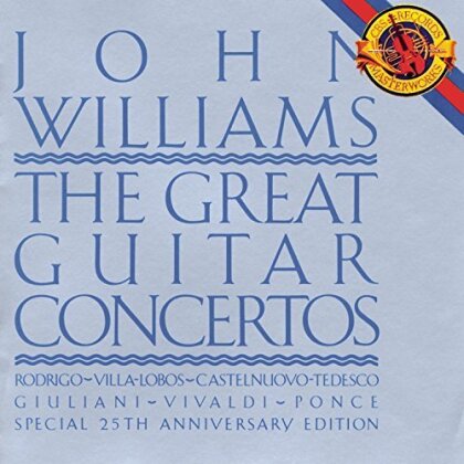 Joaquin Rodrigo (1901-1999), Heitor Villa-Lobos (1887-1959), Mario Castelnuovo-Tedesco (1895-1968), Mauro Giuliani (1781-1829), … - Great Guitar Concertos (25th Anniversary Edition, 2 CDs)