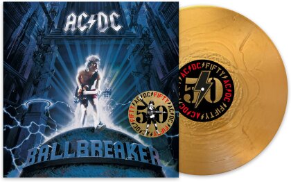 AC/DC - Ballbreaker (2024 Reissue, 50 Years Of Rock And Roll, Sony, Gold Nugget Vinyl, LP)